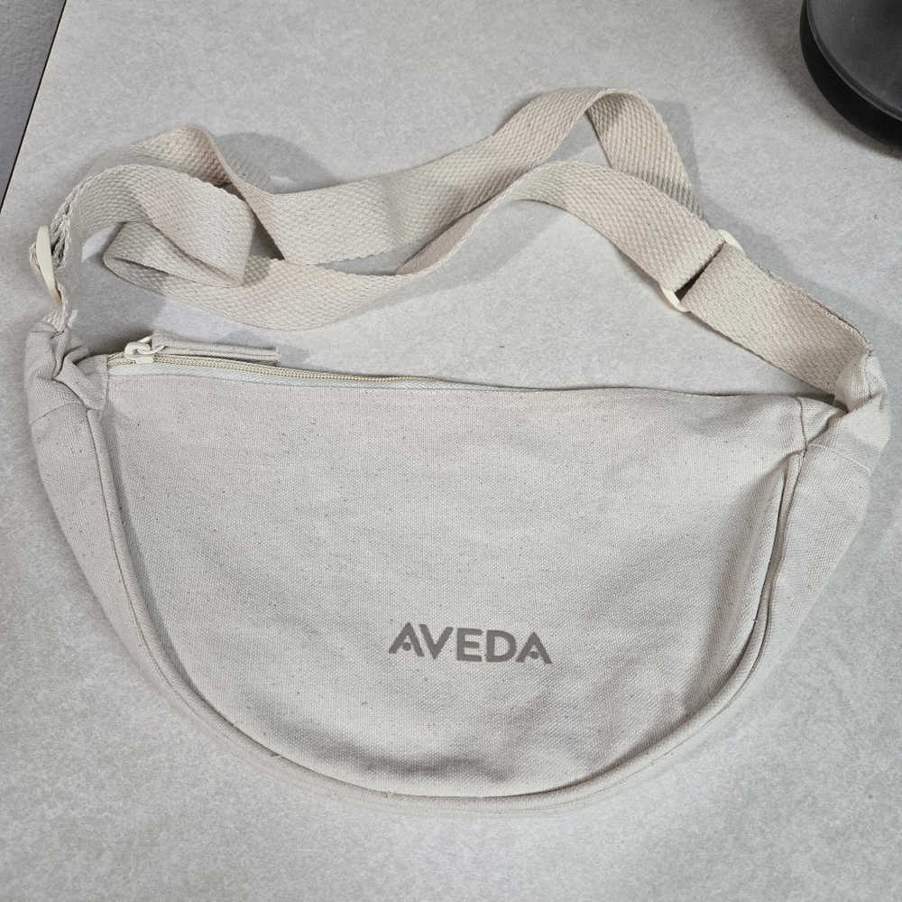 Aveda Cream Beige Shoulder Bag